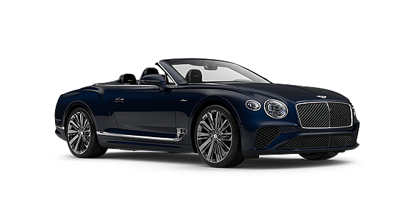 Modix GmbH Bentley GTC Speed convertible in Moroccan Blue paint front 34